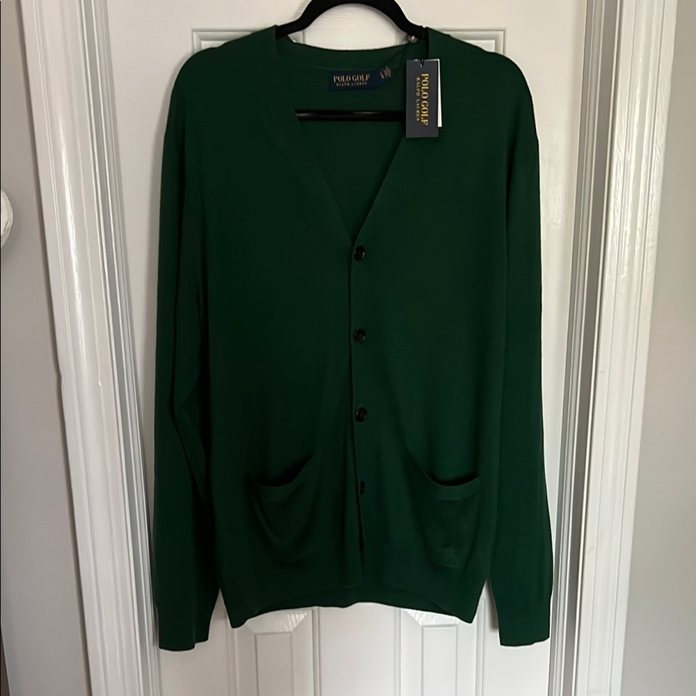 Polo by Ralph Lauren Green Cardigan Sweater